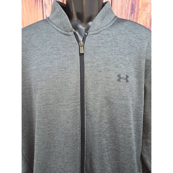 Under Armour Mens Storm Full Zip Grey Jacket XXL Polyester Elastane Loose Fit - Picture 3 of 9